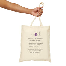 Load image into Gallery viewer, Scentual Soothers Affirmations Tote (natural)