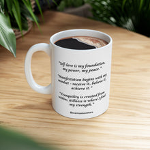 Load image into Gallery viewer, Scentual Soothers Affirmations Mug, (white, 11oz)