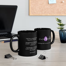 Load image into Gallery viewer, Scentual Soothers Affirmation Mug (black, 11oz)
